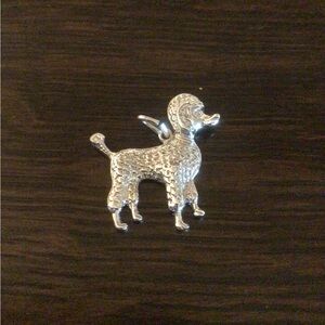 Sterling Silver Poodle Dog Pendant